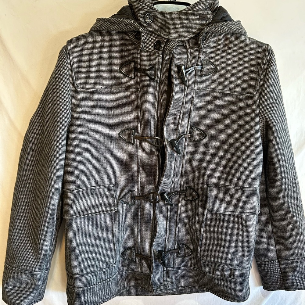 Men's Gray Duffle Coat size 42